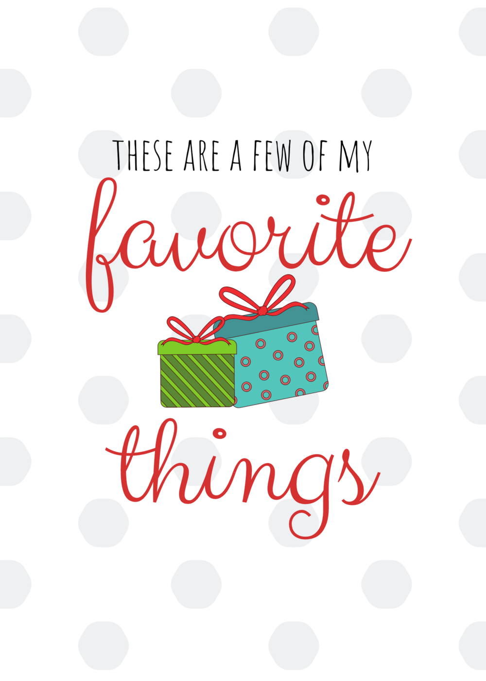 How to Host a Favorite Things Party (Plus Free Party Printables) - Alex ...