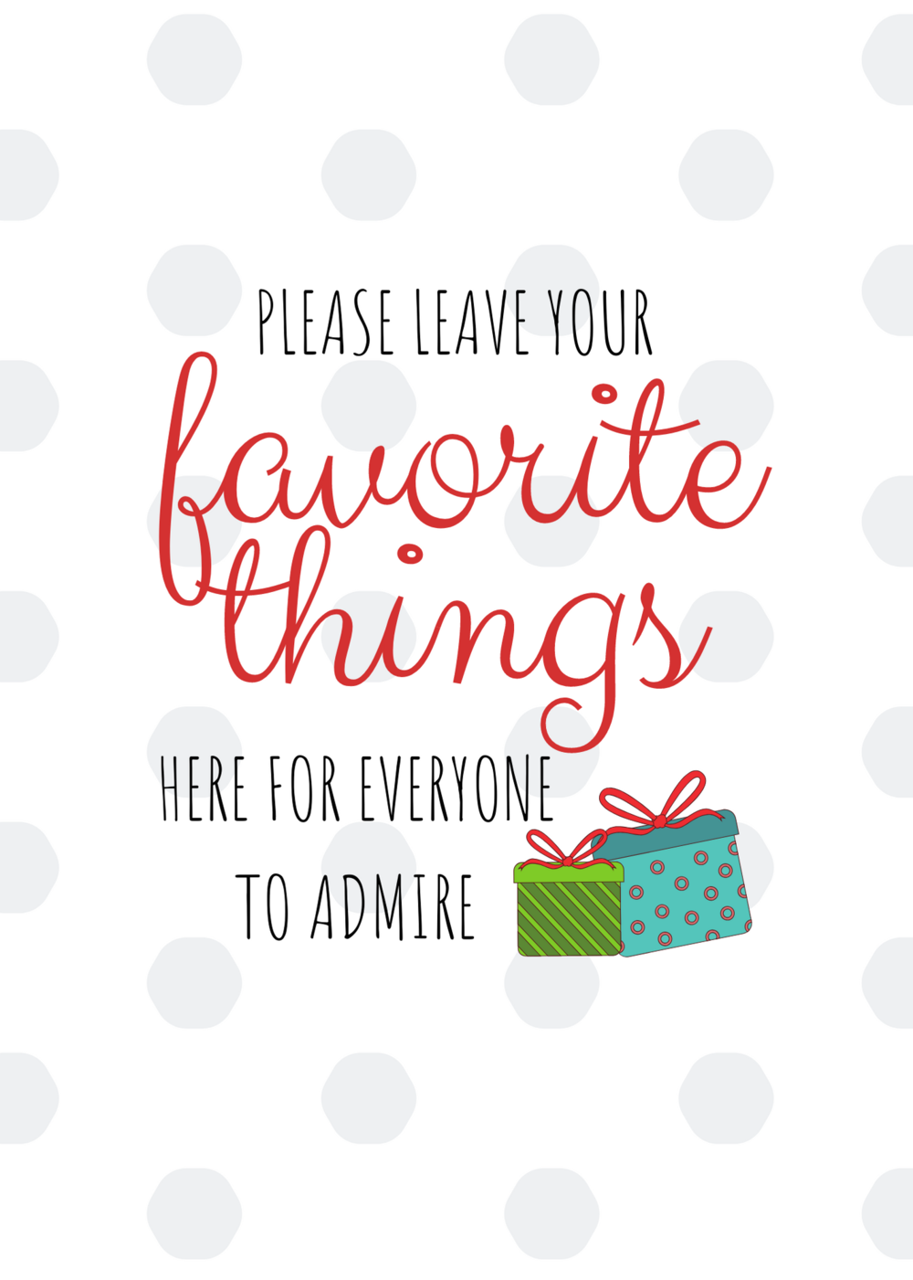 How to Host a Favorite Things Party (Plus Free Party Printables) - Alex ...