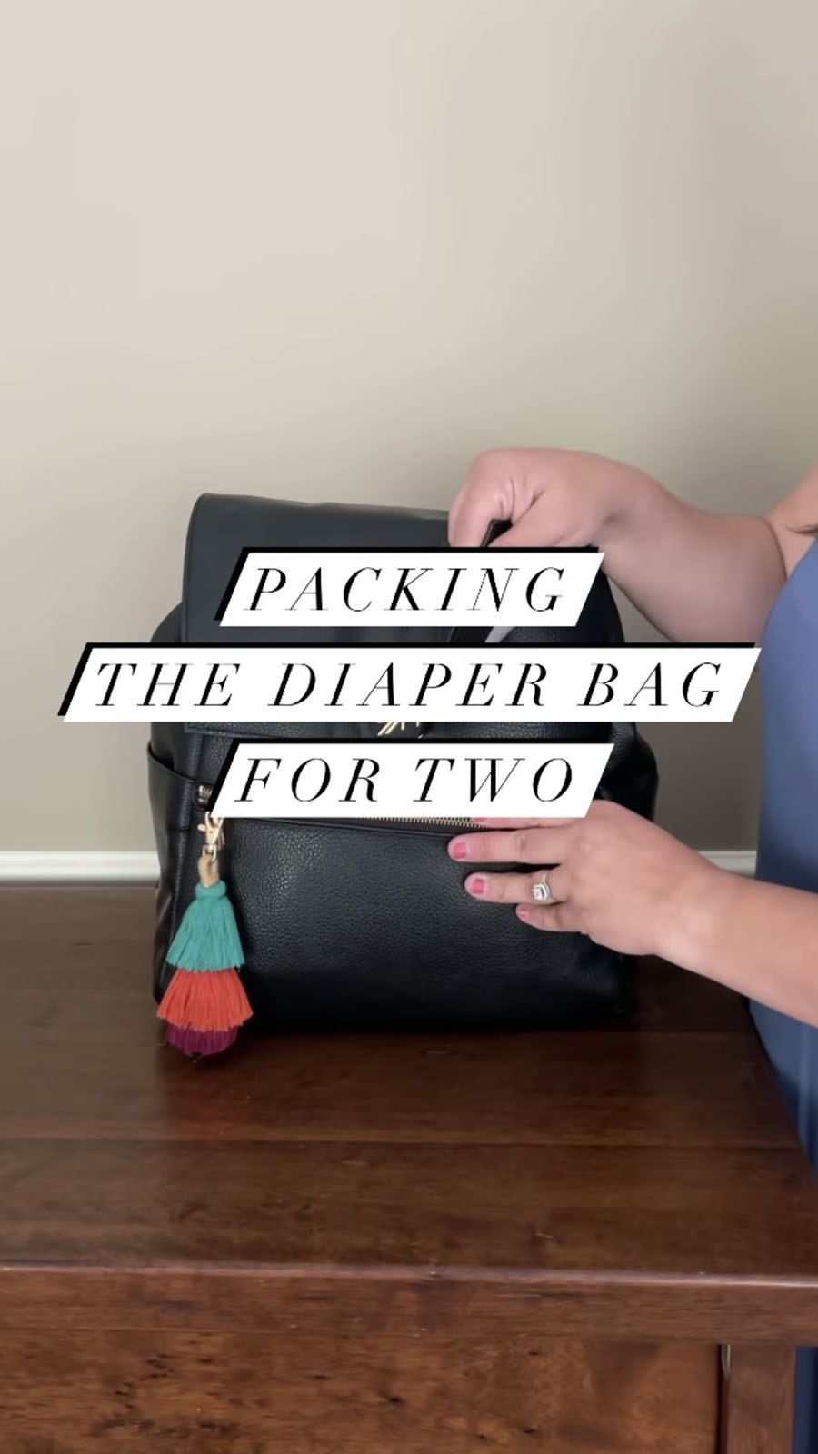 Packing the Diaper Bag for Two Kids