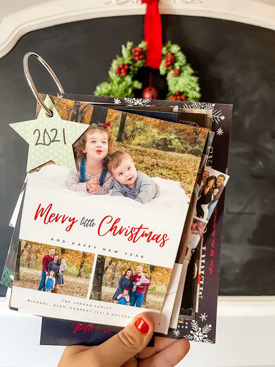 Organizing Christmas Cards