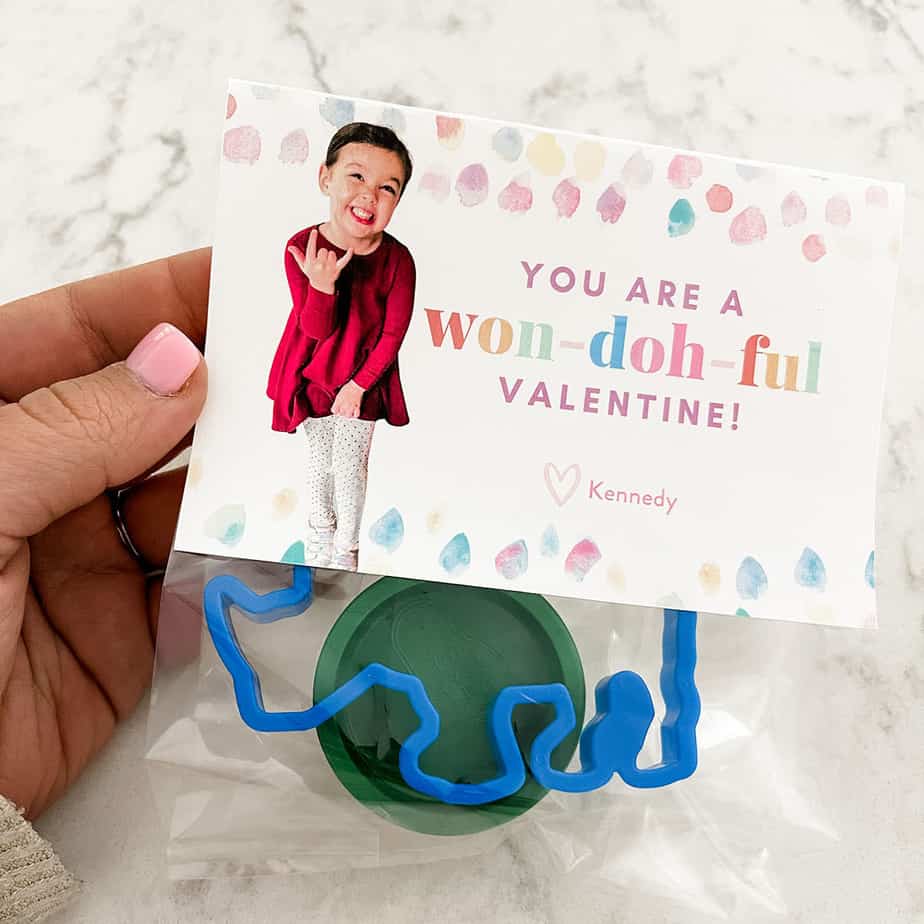 Play Doh Valentines Card Template
